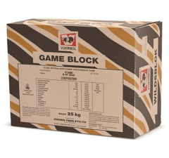 Voermol Game Block 25kg with Aloe